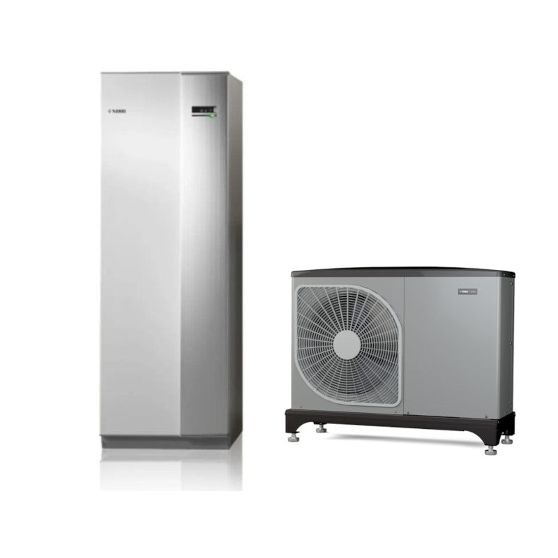 Nibe F2050-6 och VVM 500 Luft-vattenvärmepump