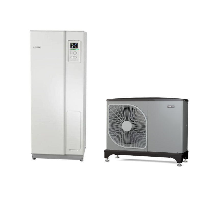 Nibe F2050-10 och VVM 225 Luft-vattenvärmepump inklusive Monterat & Klart