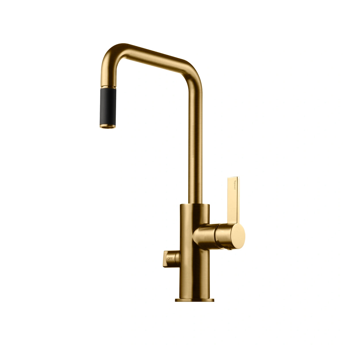 Tapwell ARM887 köksblandare Brushed Honey Gold – Monterat & Klart