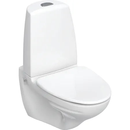 Ifö Sign 6894 vägghängd WC med synlig cistern, dubbelspolning, inklusive Monterat & Klart