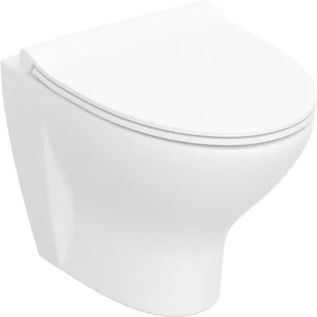 Ifö Spira Modern vägghängd WC – slät utsida