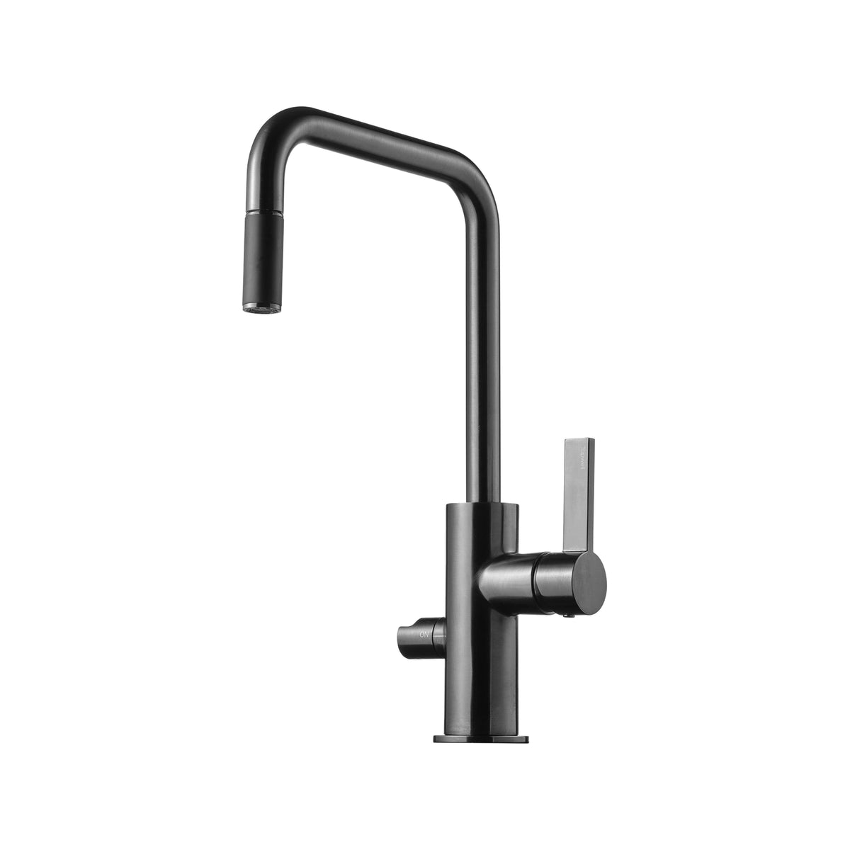 Tapwell ARM887 köksblandare Brushed Black Chrome – Monterat & Klart