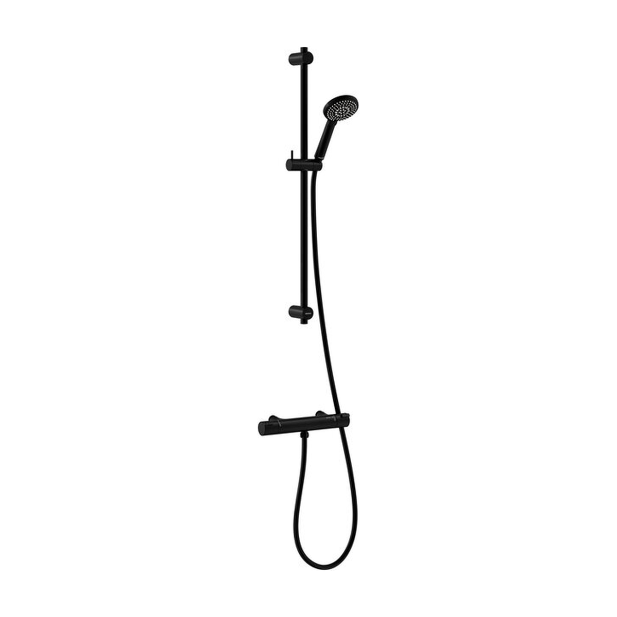 Damixa Core Flex duschset med termostatblandare, handdusch och slang (160cc) inklusive Monterat & Klart